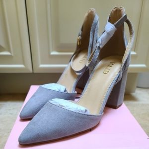 NWT RAID Light Grey Heels from ASOS